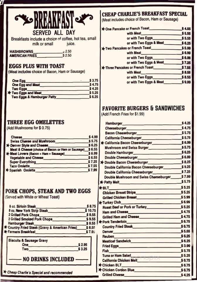 Menu page 1