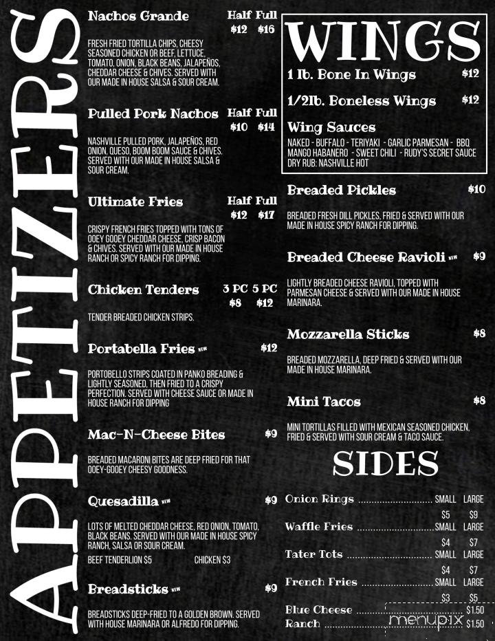 Menu page 1