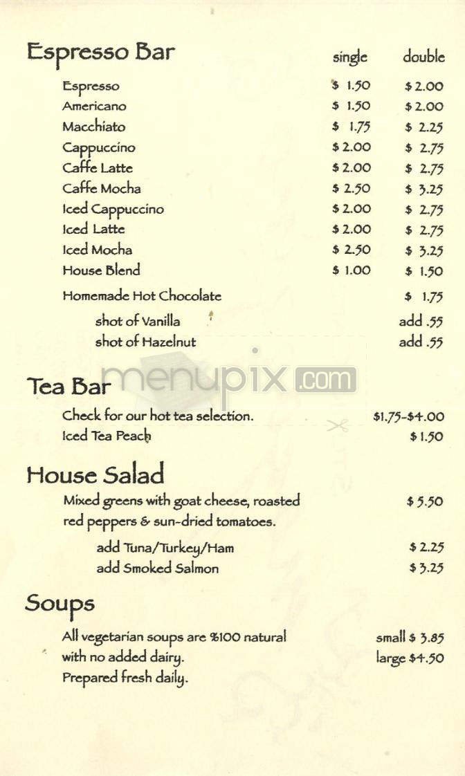 Menu page 2
