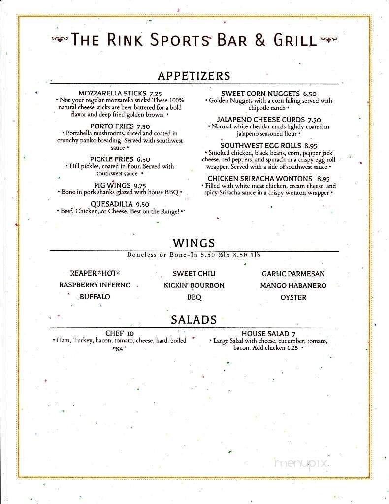 Menu page 2