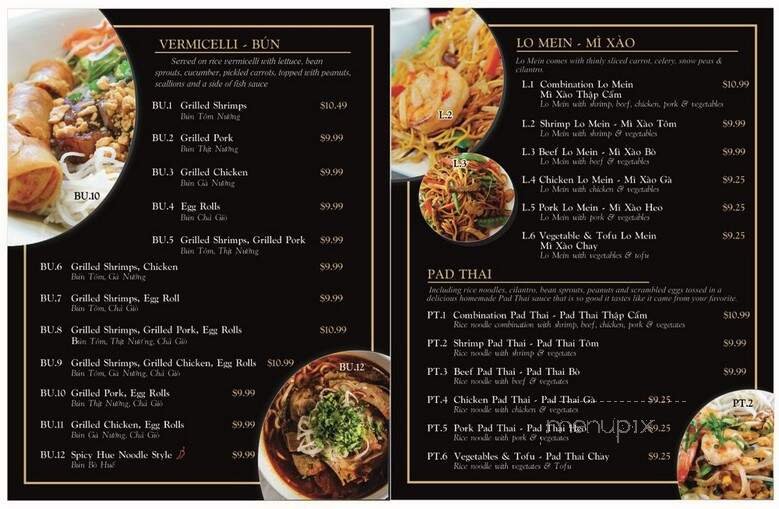 Menu page 2