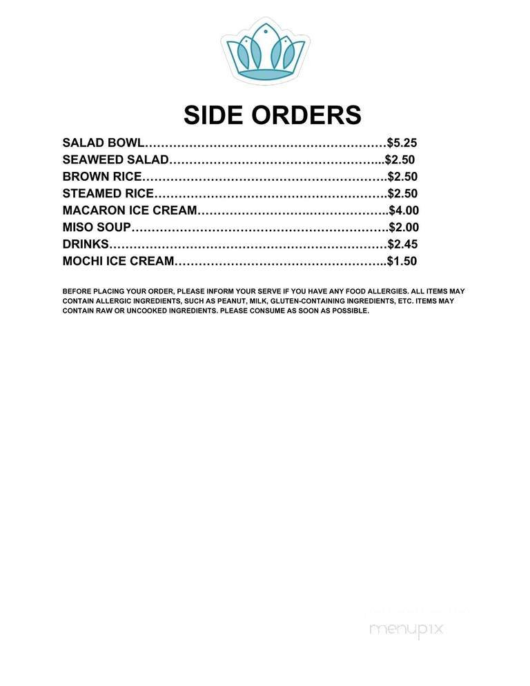 Menu page 3