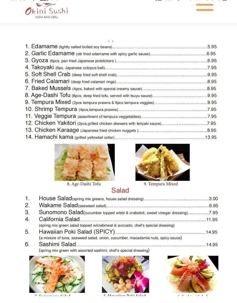 Menu page 2