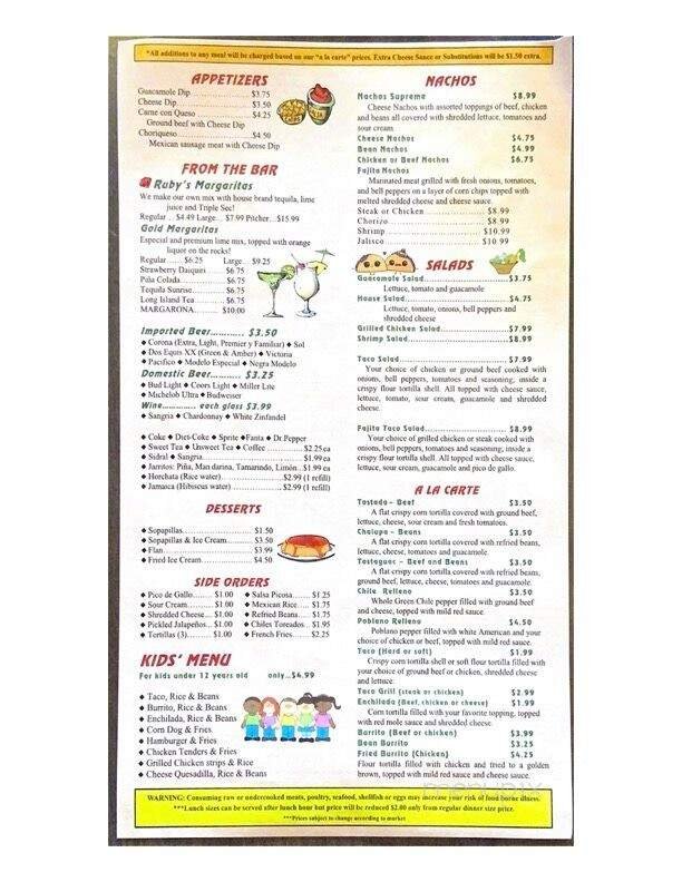 Menu page 2