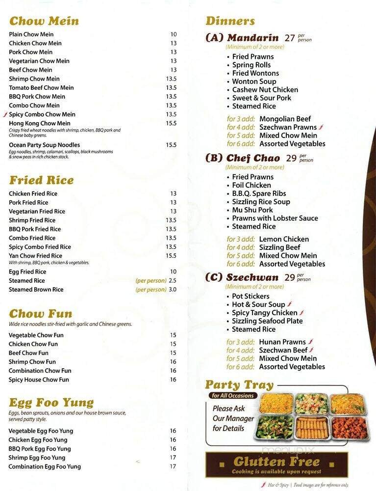 Menu page 2