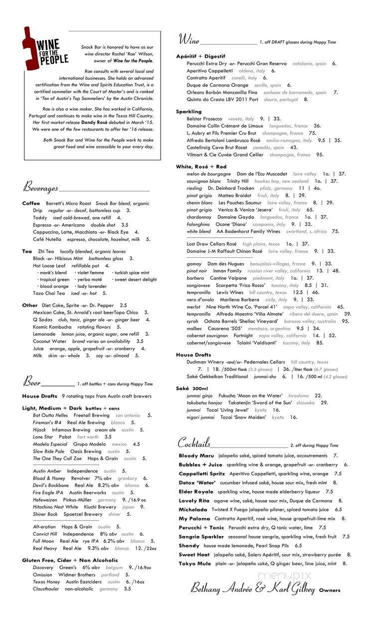 Menu page 2