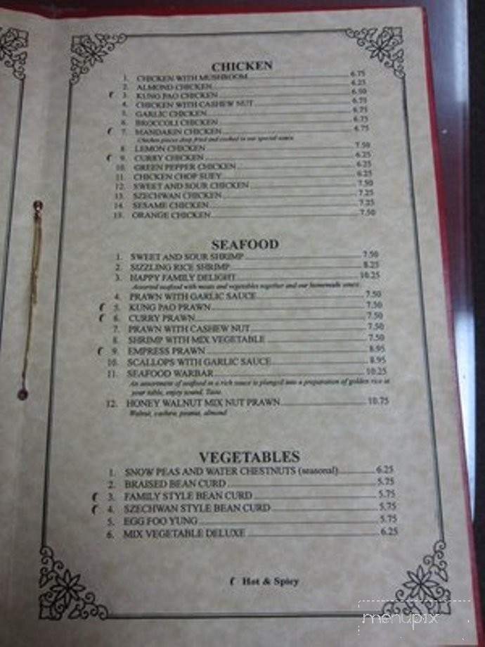 Menu page 3
