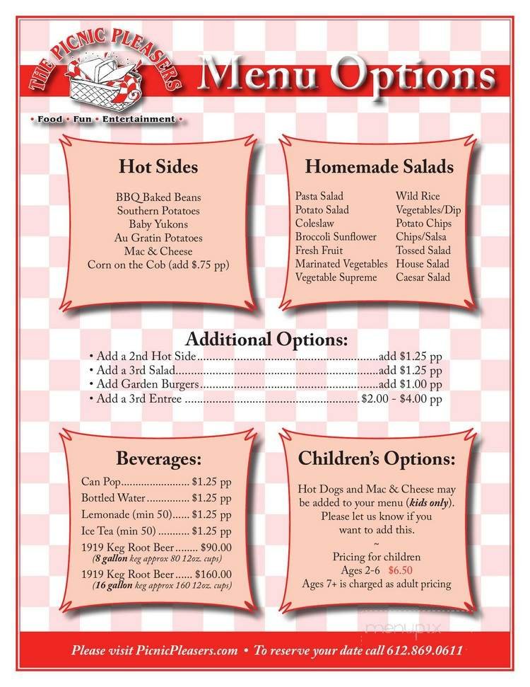 Menu page 2