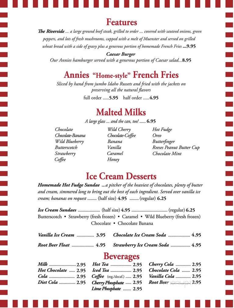 Menu page 1
