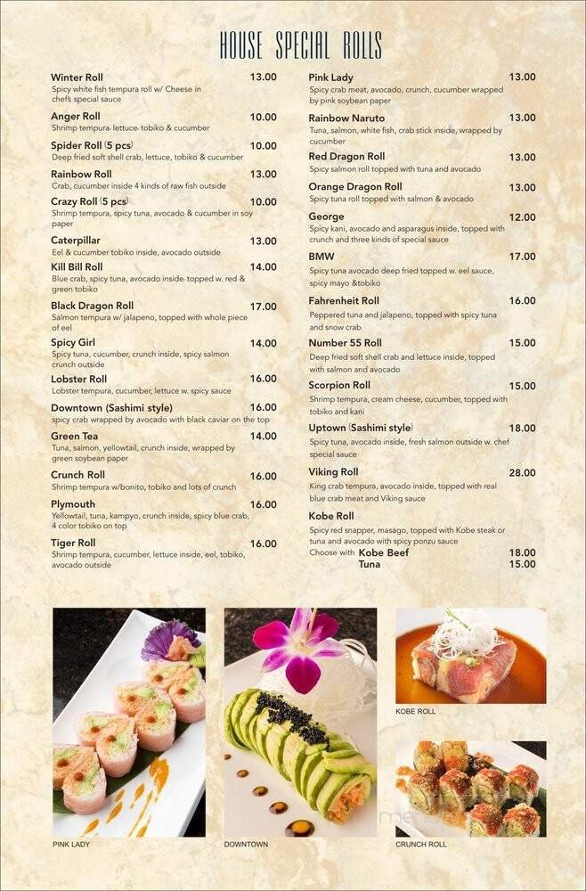 Menu page 2