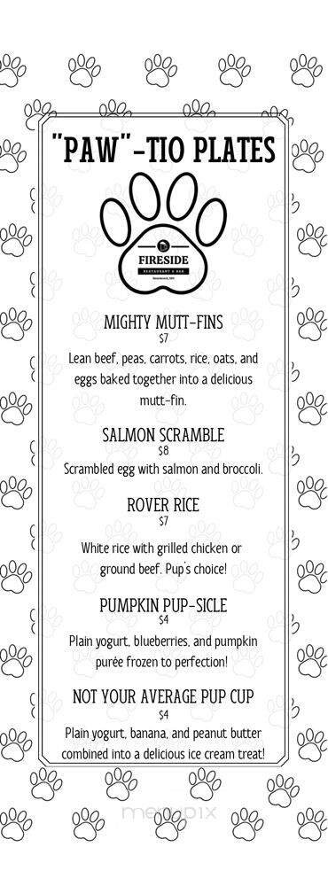 Menu page 1