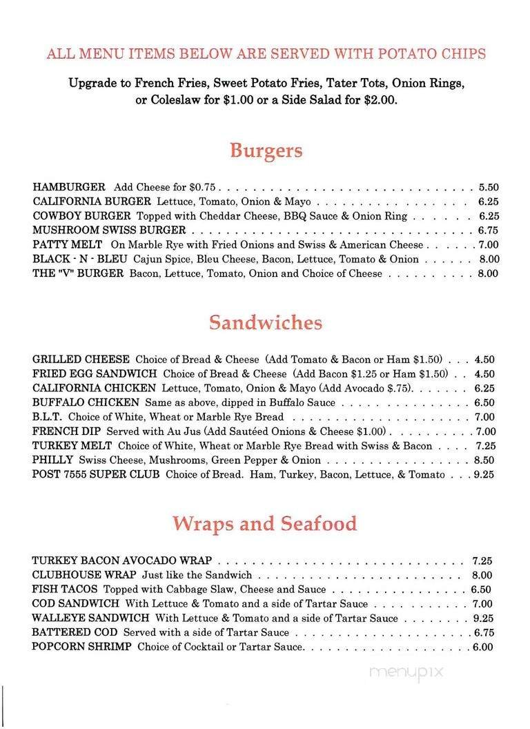 Menu page 2