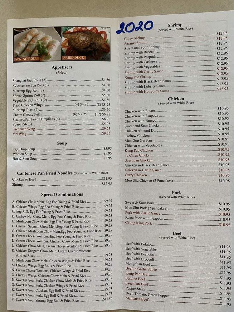 Menu page 2