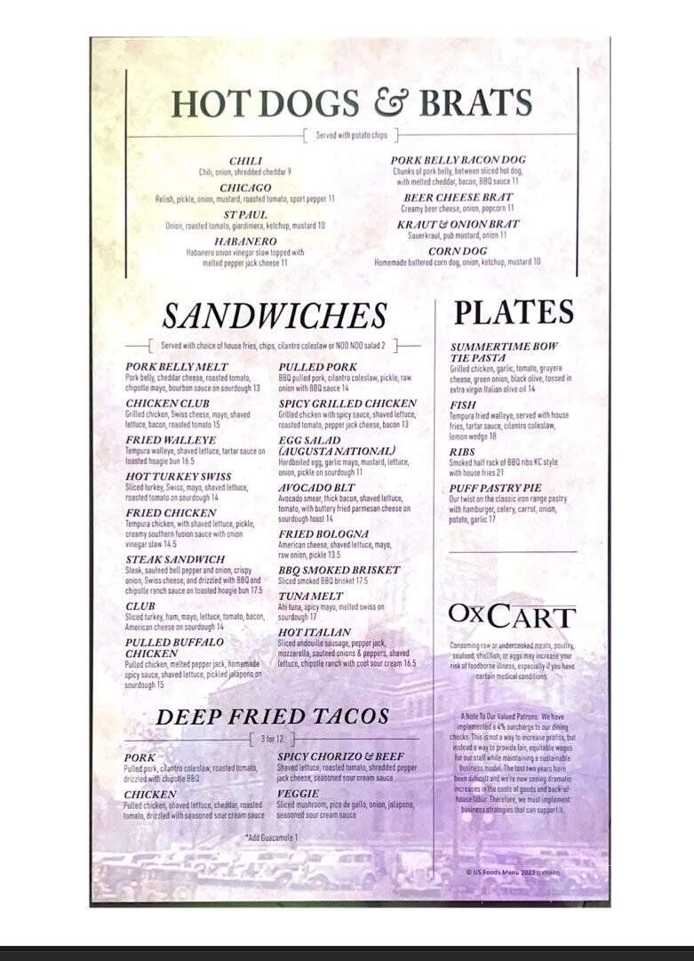 Menu page 1