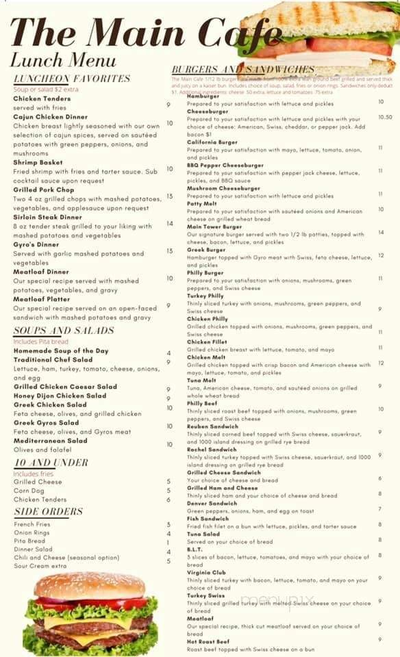 Menu page 2