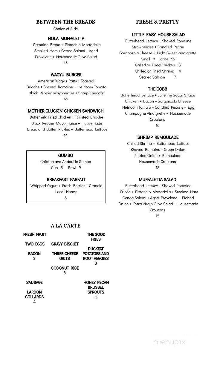 Menu page 2