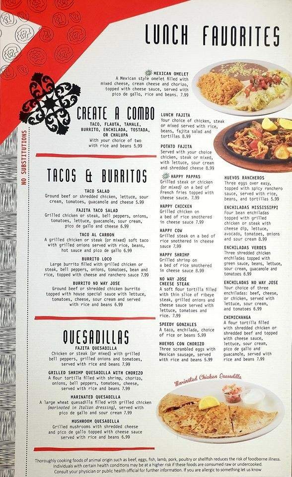 Menu page 2