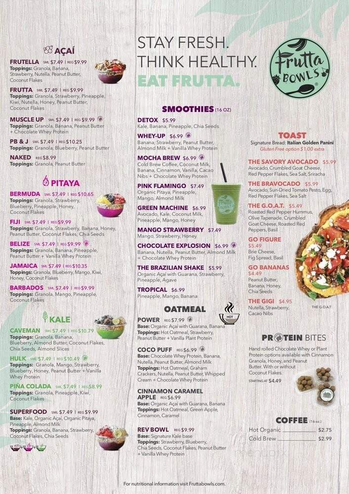 Menu page 1