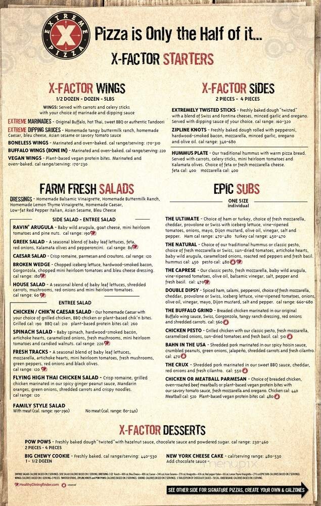 Menu page 2