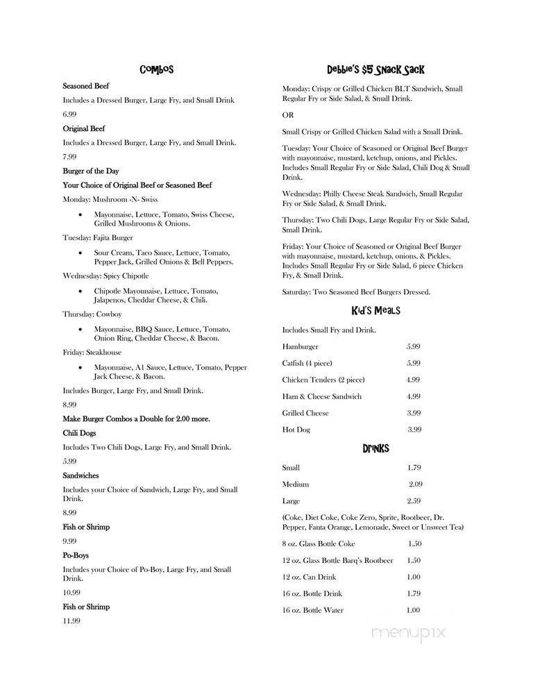 Menu page 2