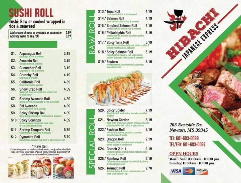 Menu page 2