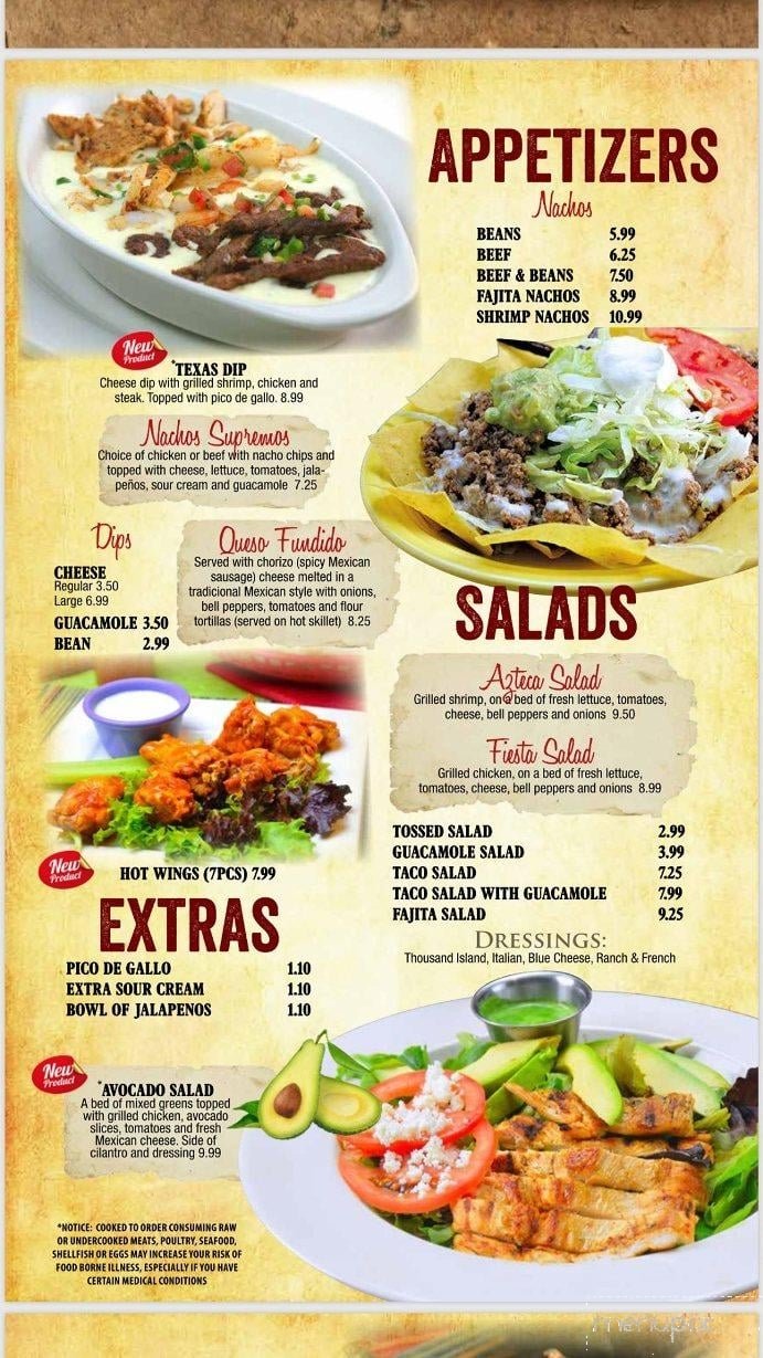 Menu page 2