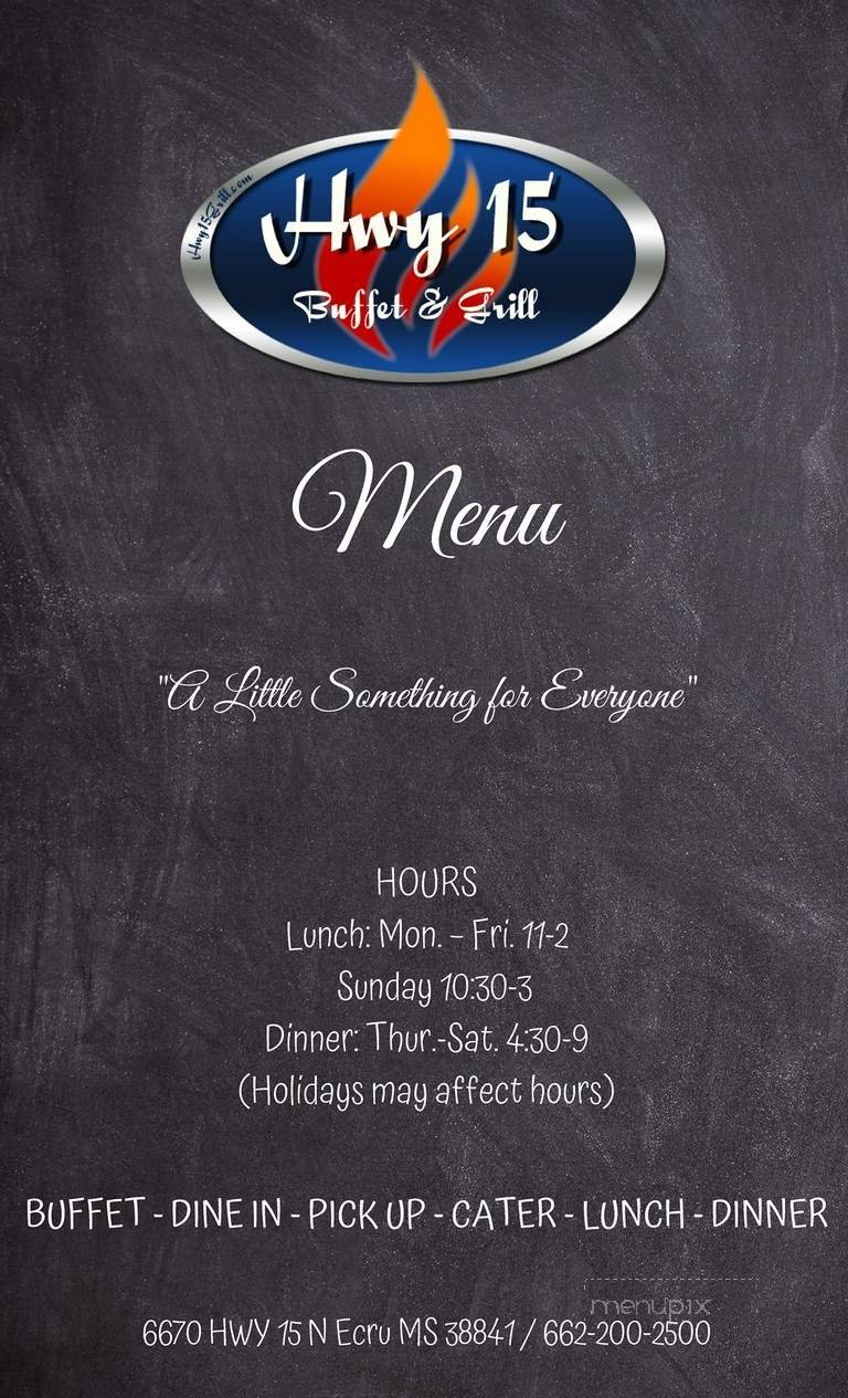 Menu page 1