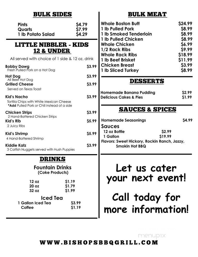 Menu page 1