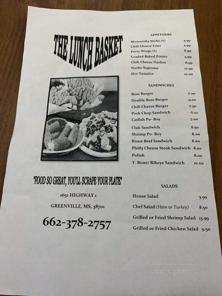 Menu page 1