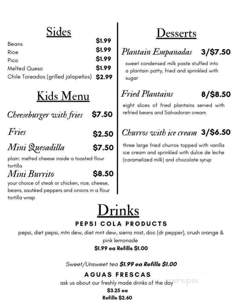 Menu page 2