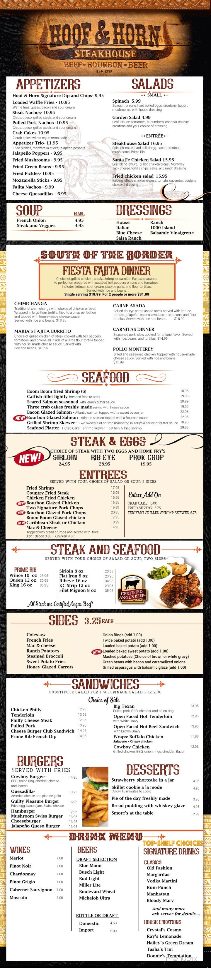 Menu page 1