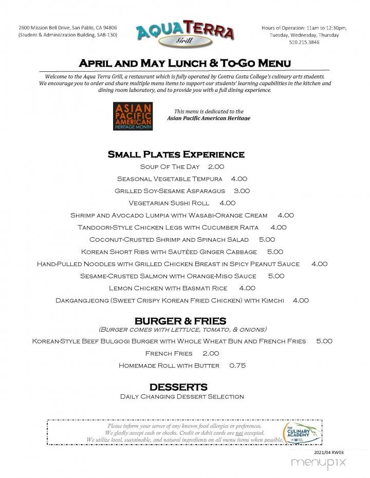 Menu page 6