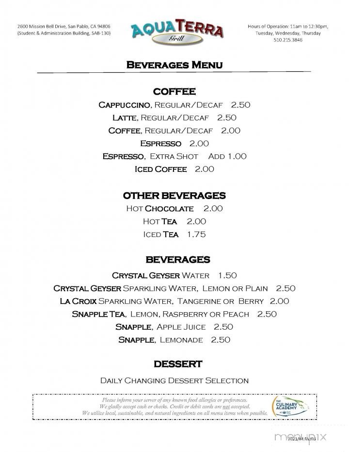 Menu page 7