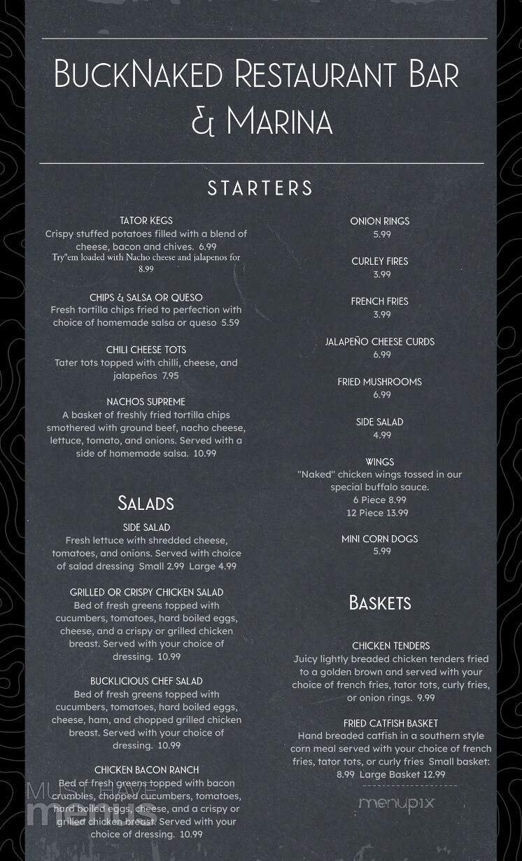 Menu page 1
