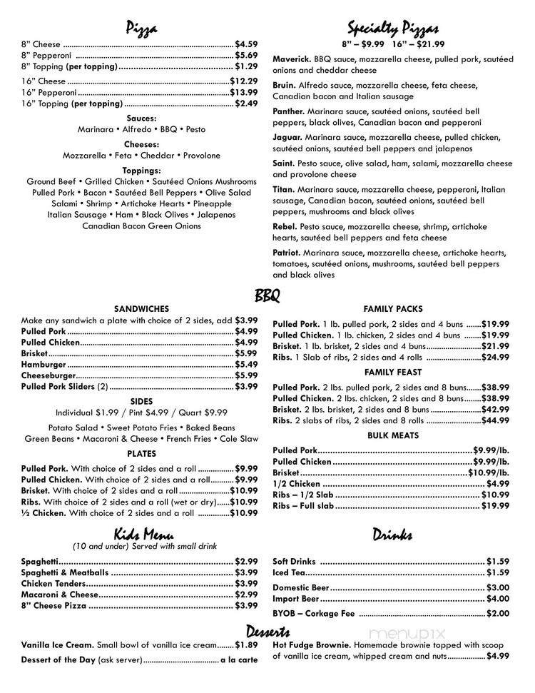 Menu page 2
