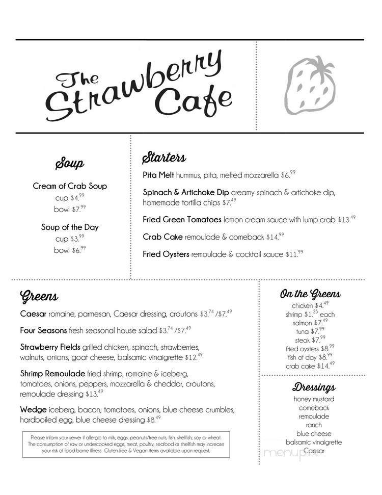 Menu page 1