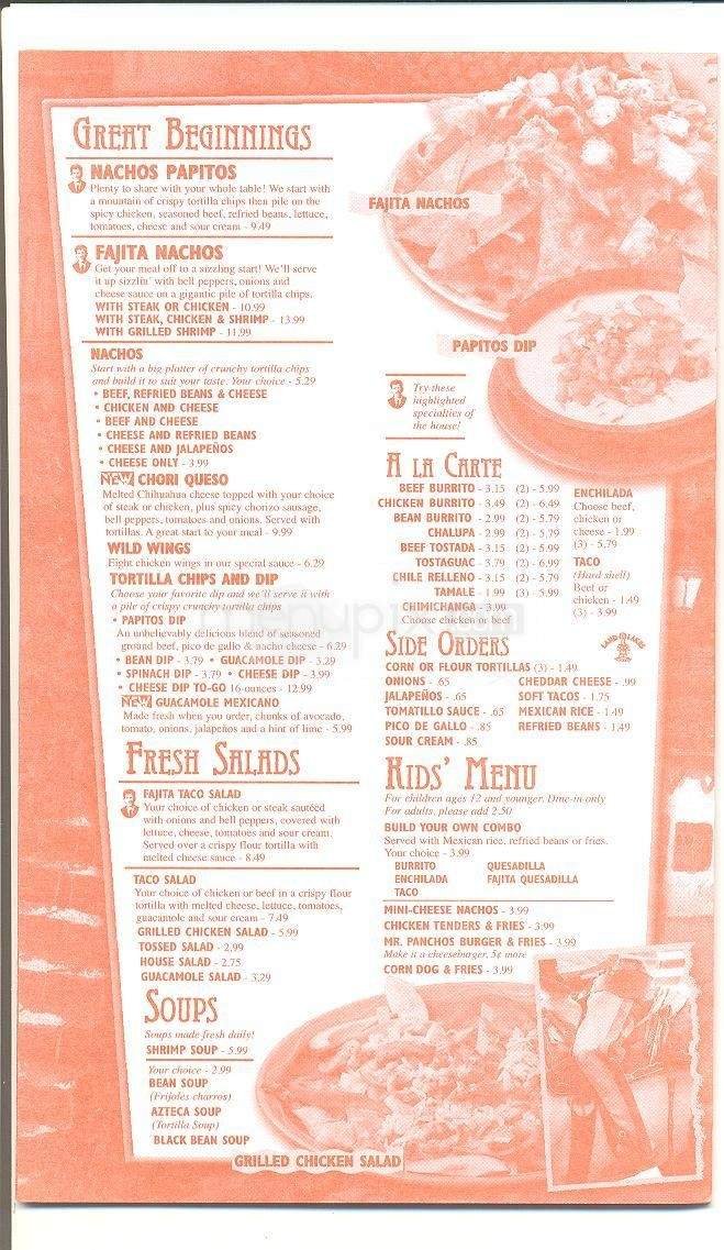 Menu page 2