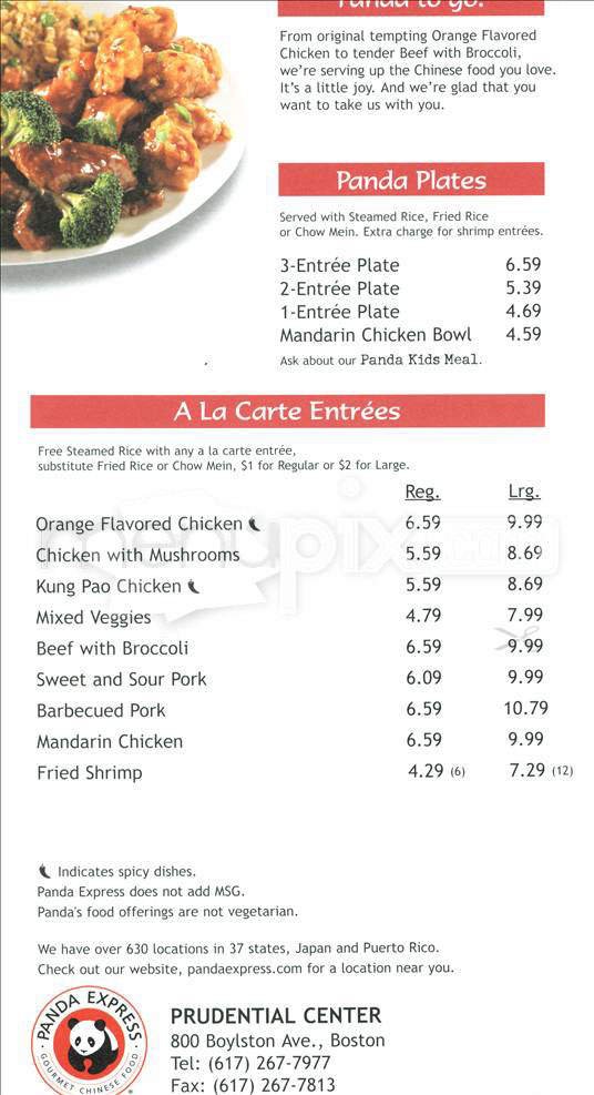 Menu page 2