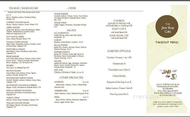 Menu page 2