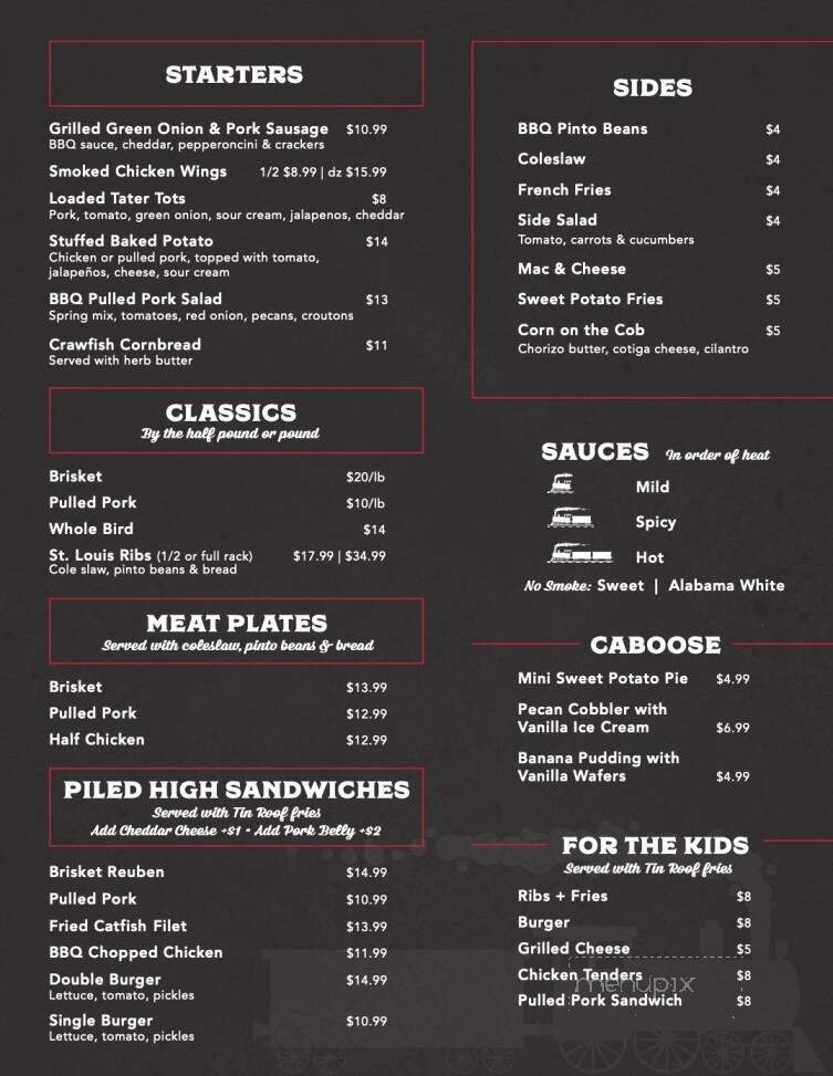 Menu page 1