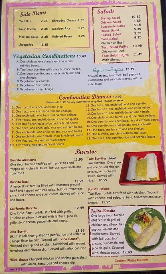Menu page 2