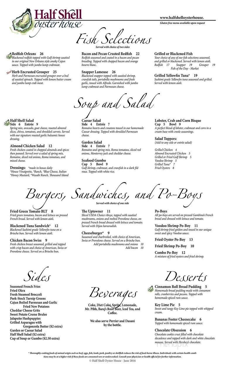 Menu page 2