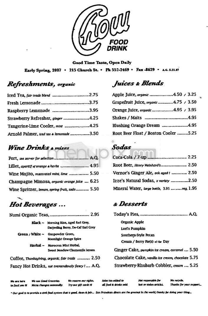 Menu page 2