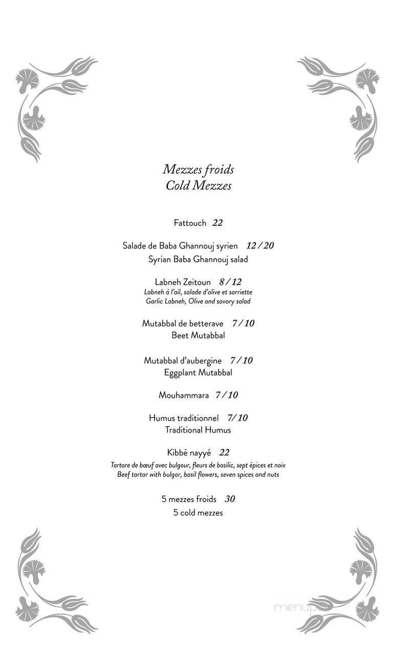 Menu page 2