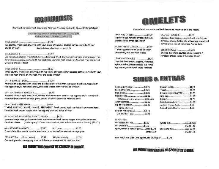 Menu page 2