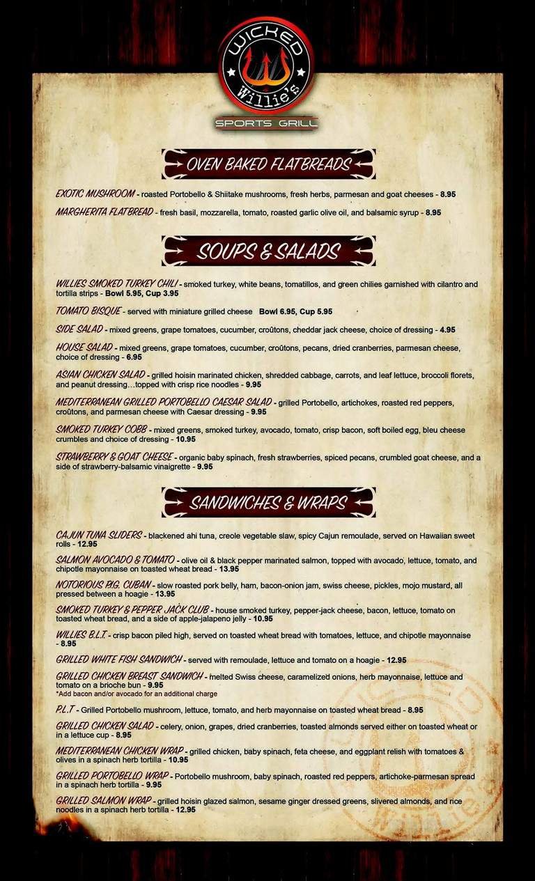 Menu page 2