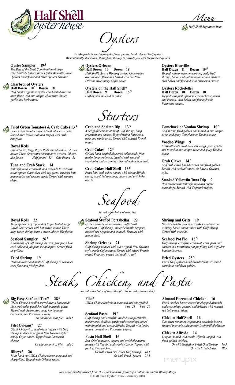 Menu page 2