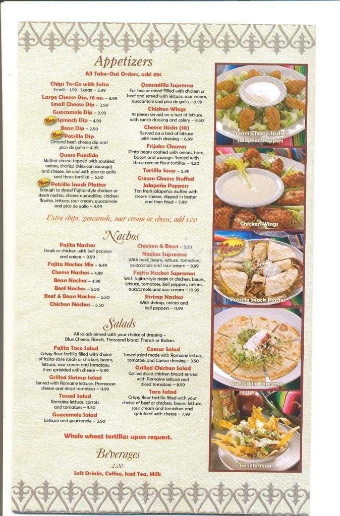 Menu page 2