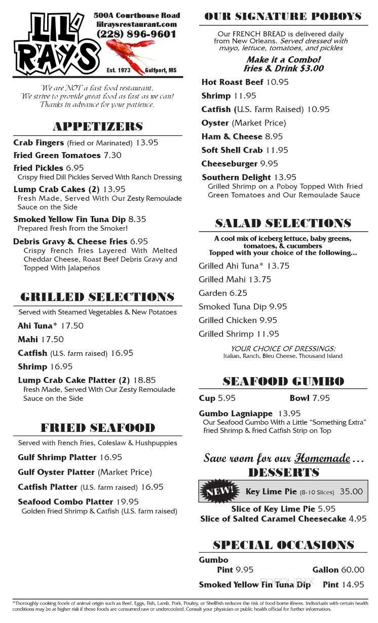 Menu page 2
