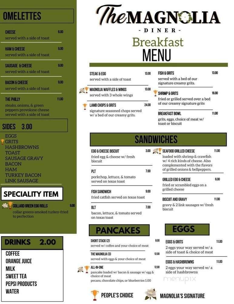 Menu page 1